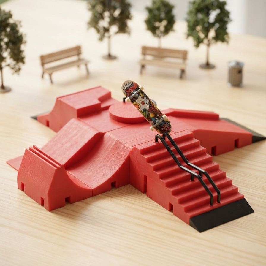 Mega Finger Park – Pełny Zestaw + 6 Fingerboardów
