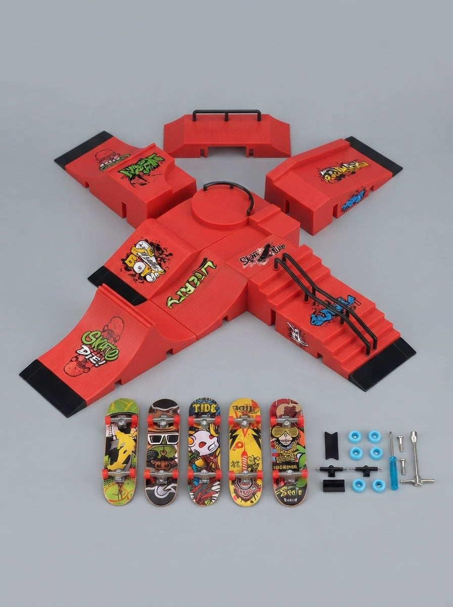 Mega Finger Park – Pełny Zestaw + 6 Fingerboardów